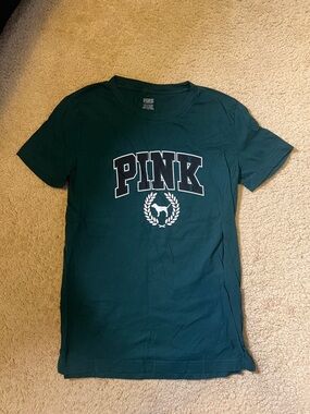 PINK Victoria's Secret Green Tee